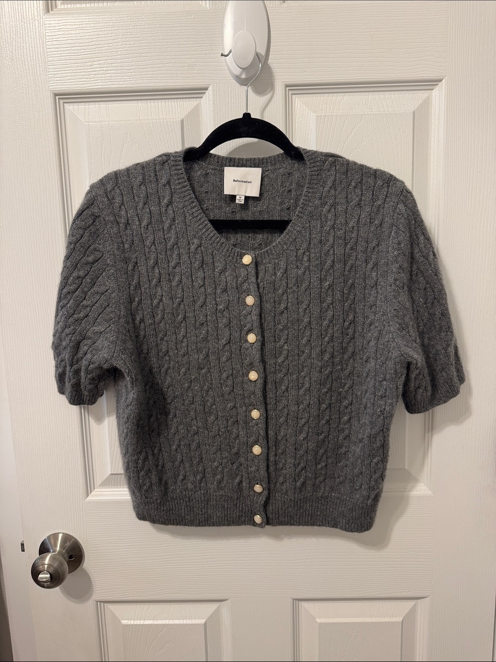 Reformation Claire Cashmere Cardigan